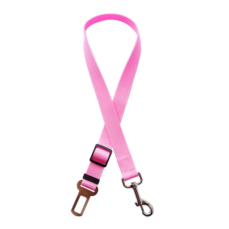 Adjustable Pet Cat Dog Car Seat Belt Pet Seat Vehicle Dog Harness Lead Clip Safety Lever Traction Dog Collars Dogs Accessoires Pets Products